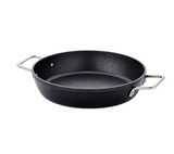 Ⓜ️🔵🔵🔵 Fissler Tegame - Tegame, Serie Adamant, Capacità 3.2 Litri, Diametro 28 cm, Nero senza PFOA (esterna/interna), Manici in acciaio inox, Fondo Fissler CookStar