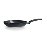 Ⓜ️🔵🔵🔵 Fissler Padella - Padella, Serie Ceratal Classic Orbit Black, Capacità 2.6 Litri, Diametro 28 cm, Impugnatura ergonomica, Fondo Fissler CookStar