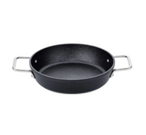 Ⓜ️🔵🔵🔵 Fissler Tegame - Tegame, Serie Adamant, Capacità 2.1 Litri, Diametro 24 cm, Nero senza PFOA (esterna/interna), Manici in acciaio inox, Fondo Fissler CookStar