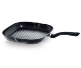 Ⓜ️🔵🔵🔵 Fissler Griglia quadrata - Griglia, Serie Cenit, Capacità 2.1 Litri, Diametro 28x28 cm, Alluminio, Impugnatura ergonomica, Rivestimento antiaderente a 3 strati