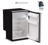 Ⓜ️🔵🔵🔵 Vitrifrigo C115i CHR HP - Frigo-Freezer HP VERSION con nuovo compressore HIGH PERFORMANCE, Porta singola, 115 Litri, grigio, Luce LED, CHROMELOCK, Vent Position integrato, A x L x P 76.6x52.5x56 cm