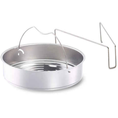 Ⓜ️🔵🔵🔵 Fissler Cestello - Cestello non forato per cottura a fuoco lento, Diametro 26 cm, Acciaio inox 18/10, Compatibile con pentole a pressione Vitavit e Vitaquick