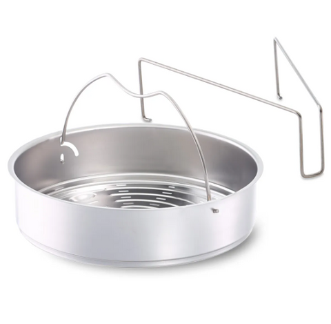 Ⓜ️🔵🔵🔵 Fissler Cestello - Cestello non forato per cottura a vapore, Diametro 26 cm, Acciaio inox 18/10, Compatibile con pentole a pressione Vitavit e Vitaquick