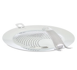 Ⓜ️🔵🔵🔵 Fissler Clippix - Clippix paraschizzi universale, Diametro 28 cm, Acciaio inox, Compatibile con padelle Fissler Ø da 24 a 28 cm