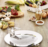 Ⓜ️🔵🔵🔵 Fissler Clippix - Clippix paraschizzi universale, Diametro 28 cm, Acciaio inox, Compatibile con padelle Fissler Ø da 24 a 28 cm