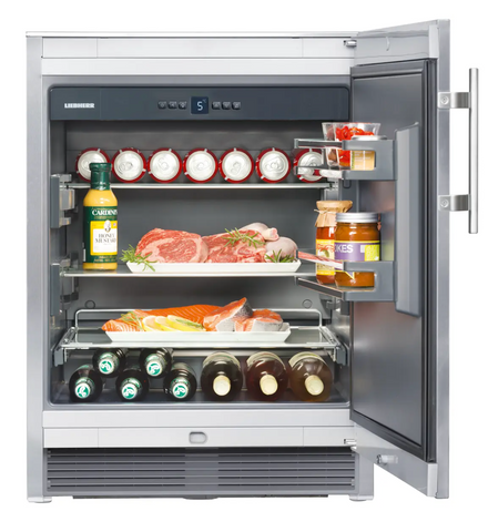 Ⓜ️🔵🔵🔵 LIEBHERR OKes 1750 - Frigorifero da esterno, GARANZIA 10 ANNI INCLUSA* originale LIEBHERR, libera installazione, acciaio inox, 82 x 60 cm, Nuova classe B