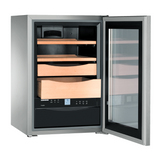 Ⓜ️🔵🔵🔵 LIEBHERR ZKes 453 Humidor - Umidificatore per sigari, GARANZIA 10 ANNI INCLUSA* originale LIEBHERR, libera installazione, acciaio inox e vetro, 61 x 42,5 cm, Nuova classe D
