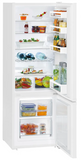 Ⓜ️🔵🔵🔵 LIEBHERR CUe 2831 - Frigorifero combinato, GARANZIA 10 ANNI INCLUSA* originale LIEBHERR, frigo-congelatore con SmartFrost, bianco, 161,2 x 55 cm, Nuova classe E