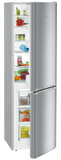 Ⓜ️🔵🔵🔵 LIEBHERR CUele 3331 - Frigorifero combinato, GARANZIA 10 ANNI INCLUSA* originale LIEBHERR, frigo-congelatore con SmartFrost, Look Acciaio Inox, 161,2 x 55 cm, Nuova classe E