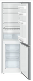 Ⓜ️🔵🔵🔵 LIEBHERR CUele 3331 - Frigorifero combinato, GARANZIA 10 ANNI INCLUSA* originale LIEBHERR, frigo-congelatore con SmartFrost, Look Acciaio Inox, 161,2 x 55 cm, Nuova classe E