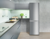 Ⓜ️🔵🔵🔵 LIEBHERR CUele 3331 - Frigorifero combinato, GARANZIA 10 ANNI INCLUSA* originale LIEBHERR, frigo-congelatore con SmartFrost, Look Acciaio Inox, 161,2 x 55 cm, Nuova classe E