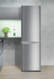 Ⓜ️🔵🔵🔵 LIEBHERR CUele 3331 - Frigorifero combinato, GARANZIA 10 ANNI INCLUSA* originale LIEBHERR, frigo-congelatore con SmartFrost, Look Acciaio Inox, 161,2 x 55 cm, Nuova classe E
