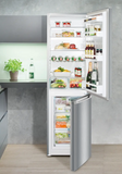Ⓜ️🔵🔵🔵 LIEBHERR CUele 3331 - Frigorifero combinato, GARANZIA 10 ANNI INCLUSA* originale LIEBHERR, frigo-congelatore con SmartFrost, Look Acciaio Inox, 161,2 x 55 cm, Nuova classe E