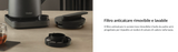 Ⓜ️🔵🔵🔵 Haier HKE7W 011 - Bollitore I-Master Serie 7, Obsidian Grey, Capacità 1,3 litri, Range di temperatura 37°-100°, 2200 (W)