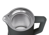 Ⓜ️🔵🔵🔵 Haier HKE7W 011 - Bollitore I-Master Serie 7, Obsidian Grey, Capacità 1,3 litri, Range di temperatura 37°-100°, 2200 (W)