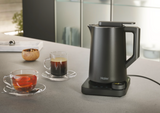 Ⓜ️🔵🔵🔵 Haier HKE7W 011 - Bollitore I-Master Serie 7, Obsidian Grey, Capacità 1,3 litri, Range di temperatura 37°-100°, 2200 (W)