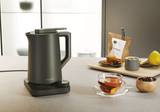 Ⓜ️🔵🔵🔵 Haier HKE7W 011 - Bollitore I-Master Serie 7, Obsidian Grey, Capacità 1,3 litri, Range di temperatura 37°-100°, 2200 (W)