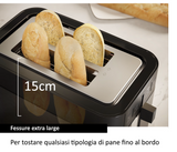 Ⓜ️🔵🔵🔵 Haier HTO5A3 011 - Tostapane I-Master Serie 5, Obsidian Grey, Acciaio inossidabile, 2 scomparti extra-profondi, 7 livelli, Perfetto per tutte le tipologie di pane
