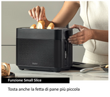 Ⓜ️🔵🔵🔵 Haier HTO5A3 011 - Tostapane I-Master Serie 5, Obsidian Grey, Acciaio inossidabile, 2 scomparti extra-profondi, 7 livelli, Perfetto per tutte le tipologie di pane
