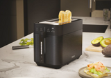 Ⓜ️🔵🔵🔵 Haier HTO5A3 011 - Tostapane I-Master Serie 5, Obsidian Grey, Acciaio inossidabile, 2 scomparti extra-profondi, 7 livelli, Perfetto per tutte le tipologie di pane
