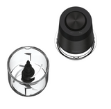 Ⓜ️🔵🔵🔵 Haier HCH5B1 011 - Tritatutto I-Master Serie 5, Nero, 4 lame in acciaio inox, 2 livelli di velocità, Ciotola in vetro 0,5 litri
