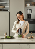 Ⓜ️🔵🔵🔵 Haier HCH5B1 011 - Tritatutto I-Master Serie 5, Nero, 4 lame in acciaio inox, 2 livelli di velocità, Ciotola in vetro 0,5 litri