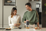 Ⓜ️🔵🔵🔵 Haier HCH5B1 011 - Tritatutto I-Master Serie 5, Nero, 4 lame in acciaio inox, 2 livelli di velocità, Ciotola in vetro 0,5 litri