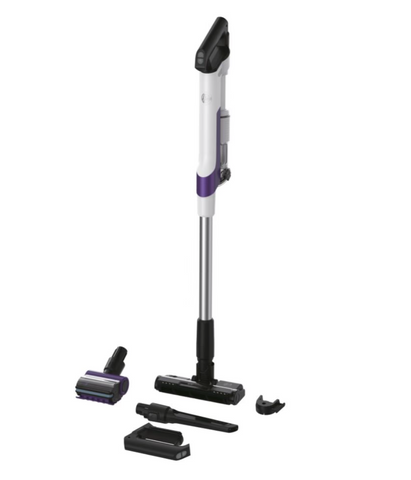 Ⓜ️🔵🔵🔵 Hoover HF202P 011 - Scopa elettrica senza filo HF2 Senza sacco, PET, funzioni per animami domestici, capacità container 1 l, 14.4 V, durata batteria fino a 40 min, ricarica in 3,5 h, Single Cyclone Technology, doppia batteria, viola