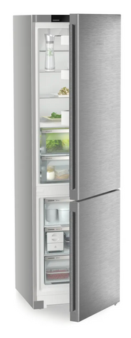 Ⓜ️🔵🔵🔵 LIEBHERR CBNsda 572i Plus BioFresh NoFrost - Frigorifero combinato con BioFresh e NoFrost, GARANZIA 10 ANNI INCLUSA originale LIEBHERR, Combinazione frigo sopra e congelatore sotto, ACCIAIO INOX, 201,5 x 60 cm, Nuova classe A
