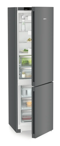 Ⓜ️🔵🔵🔵 LIEBHERR CBNdgc 5723 Plus BioFresh NoFrost - Frigorifero combinato con BioFresh e NoFrost, GARANZIA 10 ANNI INCLUSA originale LIEBHERR, Combinazione frigo sopra e congelatore sotto, GRIGIO SCURO, 201,5 x 60 cm, Nuova classe C