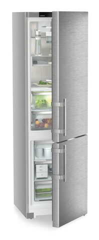 Ⓜ️🔵🔵🔵 LIEBHERR CBNsda 575i Prime BioFresh NoFrost - Frigorifero combinato con BioFresh e NoFrost, GARANZIA 10 ANNI INCLUSA originale LIEBHERR, Combinazione frigo sopra e congelatore sotto, ACCIAIO INOX, 201,5 x 60 cm, Nuova classe A