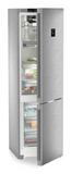 Ⓜ️🔵🔵🔵 LIEBHERR CBNstb 579i Peak BioFresh NoFrost - Frigorifero combinato con BioFresh e NoFrost, GARANZIA 10 ANNI INCLUSA originale LIEBHERR, Combinazione frigo sopra e congelatore sotto, ACCIAIO INOX TOTAL, 201,5 x 60 cm, Nuova classe B