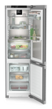 Ⓜ️🔵🔵🔵 LIEBHERR CBNstb 579i Peak BioFresh NoFrost - Frigorifero combinato con BioFresh e NoFrost, GARANZIA 10 ANNI INCLUSA originale LIEBHERR, Combinazione frigo sopra e congelatore sotto, ACCIAIO INOX TOTAL, 201,5 x 60 cm, Nuova classe B