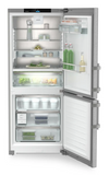 Ⓜ️🔵🔵🔵 LIEBHERR CBNsdc 765i Prime BioFresh NoFrost - Frigorifero combinato con BioFresh e NoFrost, GARANZIA 10 ANNI INCLUSA originale LIEBHERR, Combinazione frigo sopra e congelatore sotto, ACCIAIO INOX, 185,5 x 75 cm, Nuova classe C