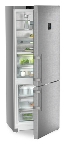Ⓜ️🔵🔵🔵 LIEBHERR CBNsda 775i Prime BioFresh NoFrost - Frigorifero combinato con BioFresh e NoFrost, GARANZIA 10 ANNI INCLUSA originale LIEBHERR, Combinazione frigo sopra e congelatore sotto, ACCIAIO INOX, 201,5 x 75 cm, Nuova classe A