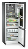 Ⓜ️🔵🔵🔵 LIEBHERR CBNbsc 778i Peak BioFresh NoFrost - Frigorifero combinato con BioFresh e NoFrost, GARANZIA 10 ANNI INCLUSA originale LIEBHERR, Combinazione frigo sopra e congelatore sotto, ACCIAIO NERO, 201,5 x 75 cm, Nuova classe C
