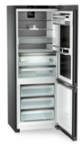 Ⓜ️🔵🔵🔵 LIEBHERR CBNbsc 778i Peak BioFresh NoFrost - Frigorifero combinato con BioFresh e NoFrost, GARANZIA 10 ANNI INCLUSA originale LIEBHERR, Combinazione frigo sopra e congelatore sotto, ACCIAIO NERO, 201,5 x 75 cm, Nuova classe C