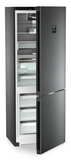 Ⓜ️🔵🔵🔵 LIEBHERR CBNbsc 778i Peak BioFresh NoFrost - Frigorifero combinato con BioFresh e NoFrost, GARANZIA 10 ANNI INCLUSA originale LIEBHERR, Combinazione frigo sopra e congelatore sotto, ACCIAIO NERO, 201,5 x 75 cm, Nuova classe C
