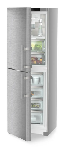 Ⓜ️🔵🔵🔵 LIEBHERR SBNsdd 526i Prime BioFresh NoFrost - Frigorifero combinato con BioFresh e NoFrost, GARANZIA 10 ANNI INCLUSA* originale LIEBHERR, Combinazione frigo sopra e congelatore sotto, ACCIAIO NERO, 185,5 x 60 cm, Nuova classe D