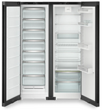 Ⓜ️🔵🔵🔵 LIEBHERR XRFbd 5220 Plus NoFrost - Frigorifero Side-by-Side, GARANZIA 10 ANNI INCLUSA* originale LIEBHERR, frigo-congelatore con EasyFresh e NoFrost, acciaio nero, 185,5 x 122,6 cm, Nuova classe D e D