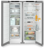 Ⓜ️🔵🔵🔵 LIEBHERR XRFsf 5240 Plus NoFrost - Frigorifero Side-by-Side, GARANZIA 10 ANNI INCLUSA* originale LIEBHERR, frigo-congelatore con EasyFresh e NoFrost, color acciaio, 185,5 x 122,6 cm, Nuova classe D e D