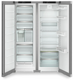 Ⓜ️🔵🔵🔵 LIEBHERR XRFsf 5240 Plus NoFrost - Frigorifero Side-by-Side, GARANZIA 10 ANNI INCLUSA* originale LIEBHERR, frigo-congelatore con EasyFresh e NoFrost, color acciaio, 185,5 x 122,6 cm, Nuova classe D e D
