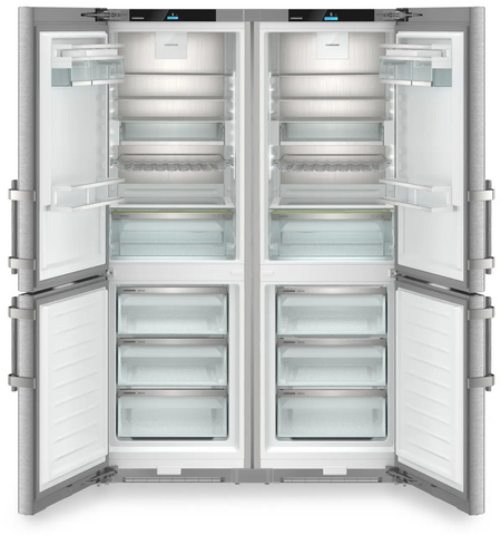 Ⓜ️🔵🔵🔵 LIEBHERR XCCsd 5250 Prime NoFrost - Frigorifero Side-by-Side, GARANZIA 10 ANNI INCLUSA* originale LIEBHERR, frigo-congelatore con EasyFresh e NoFrost, ACCIAIO INOX, 185,5 x 120,4 cm, Nuova classe C e C