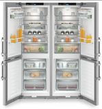 Ⓜ️🔵🔵🔵 LIEBHERR XCCsd 5250 Prime NoFrost - Frigorifero Side-by-Side, GARANZIA 10 ANNI INCLUSA* originale LIEBHERR, frigo-congelatore con EasyFresh e NoFrost, ACCIAIO INOX, 185,5 x 120,4 cm, Nuova classe C e C