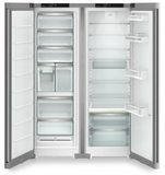 Ⓜ️🔵🔵🔵 LIEBHERR XRFsf 5245 Plus BioFresh NoFrost - Frigorifero Side-by-Side, GARANZIA 10 ANNI INCLUSA* originale LIEBHERR, frigo-congelatore con BioFresh e NoFrost, COLOR ACCIAO, 185,5 x 122,6 cm, Nuova classe D e C