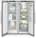 Ⓜ️🔵🔵🔵 LIEBHERR XRFsd 5265 Prime BioFresh NoFrost - Frigorifero Side-by-Side, GARANZIA 10 ANNI INCLUSA* originale LIEBHERR, frigo-congelatore con BioFresh e NoFrost, ACCIAIO INOX, 185,5 x 120,4 cm, Nuova classe D e D