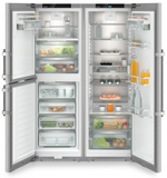 Ⓜ️🔵🔵🔵 LIEBHERR XRCsd 5255 Prime BioFresh NoFrost - Frigorifero Side-by-Side, GARANZIA 10 ANNI INCLUSA* originale LIEBHERR, frigo-congelatore con BioFresh e NoFrost, ACCIAIO NERO, 185,5 x 120,4 cm, Nuova classe D e C