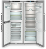 Ⓜ️🔵🔵🔵 LIEBHERR XRCsd 5255 Prime BioFresh NoFrost - Frigorifero Side-by-Side, GARANZIA 10 ANNI INCLUSA* originale LIEBHERR, frigo-congelatore con BioFresh e NoFrost, ACCIAIO NERO, 185,5 x 120,4 cm, Nuova classe D e C