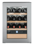 Ⓜ️🔵🔵🔵 LIEBHERR WKes 653 GrandCru - Cantinetta da libera installazione, GARANZIA 10 ANNI INCLUSA* originale LIEBHERR, 12 bottiglie, 1 zona, Acciaio Inox e Vetro, 61 x 42,5 cm, Nuova classe E
