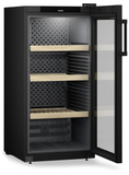 Ⓜ️🔵🔵🔵 LIEBHERR WPbl 4201 GrandCru - Cantinetta da libera installazione, GARANZIA 10 ANNI INCLUSA* originale LIEBHERR, 141 bottiglie, 1 zona, Nero e Vetro, 128,4 x 60 cm, Nuova classe F